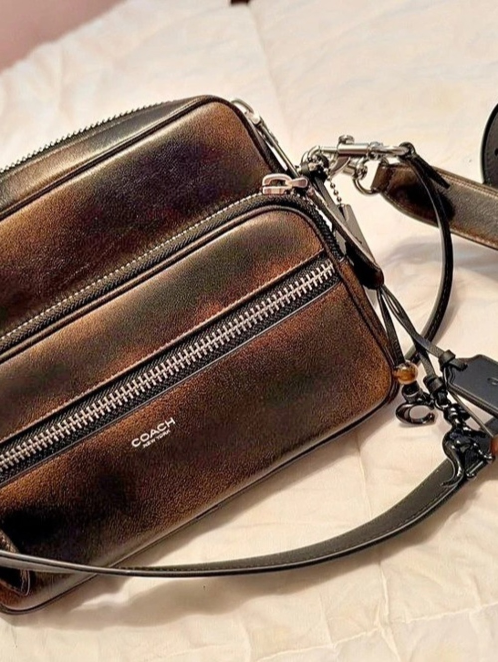 Coach Dakota in loved leather. Like New